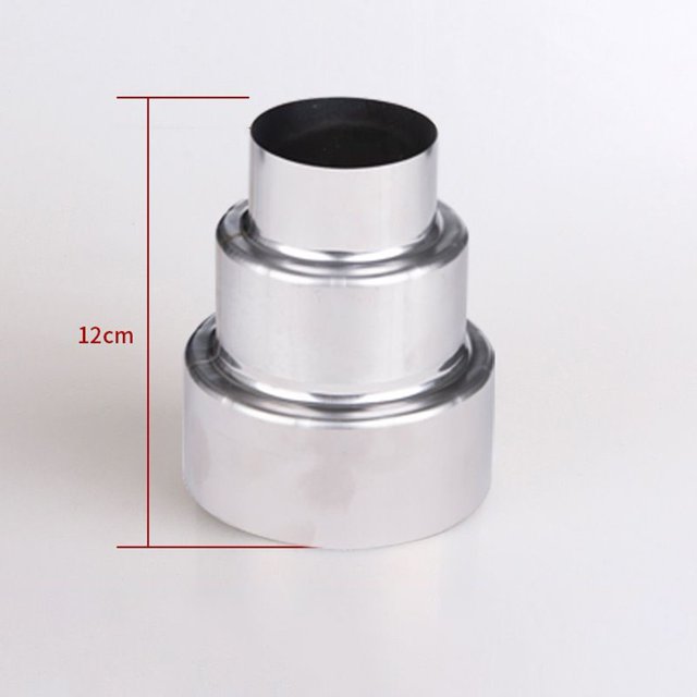 Lefu Réducteur de Tuyau en Acier Inoxydable / Connecteur de Cheminée Adaptateur de Tuyau de Cuisinière