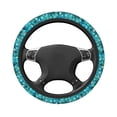 thumbnail image 3 of Haiem Square Glass Mosaic Print Steering Wheel Cover 15 Inches for Women Men, Neoprene Anti-Slip Cute Car Steering Wheel Grip Wrap Car Accessories Protective Case Cover for Vehicle Truck SUV, 3 of 8