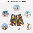 thumbnail image 6 of FORMRS Boys Swim Trunks Quick Dry Mesh Liner Boardshorts Sizes XS-XL, Red Geometric, 6 of 7