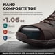 thumbnail image 3 of Botas de Seguridad para Hombre NORTIV 8 con Punta Nano Compuesta de 20 cm Talla 9, 3 of 8