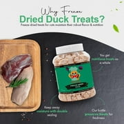 Chef Kitty Duck Freeze Dried Treats for Cats and Dogs, 3 oz