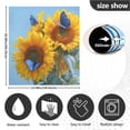 thumbnail image 3 of Dishwasher Sticker Magnetic Dishwasher Sticker Magnetic Decorative Sticker Refrigerator Sticker Dishwasher Decorative Stickers Sunflowers and Butterflies, 3 of 6