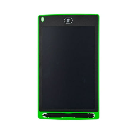Green Notepad Set - 8.5 inch Mini Writing Message Board LCD Drawing Tablet Kids Handwriting Paperless Notepad
