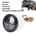 thumbnail image 4 of 52mm Tachometer, Water Proof 0 - 3000 RPM Outboard Tachometer, Boat Tachometer Gauge with Hour Meter, 7 Color Backlit RPM Gauge for Gas Engines, Easy Installation, 4 of 7