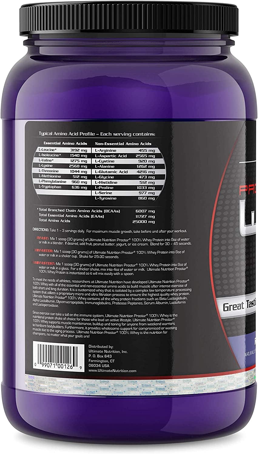 Ultimate Nutrition Prostar Whey Protein Powder -2lb