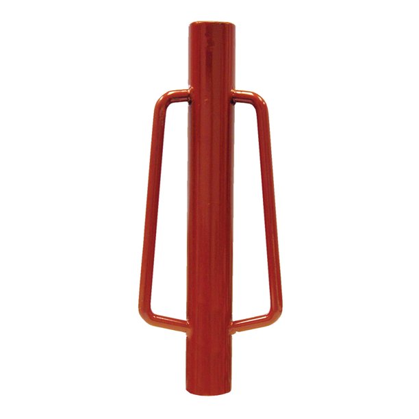 Yard Gard 901147A 17 Lb Red Steel Head Fence Post Driver With Handles