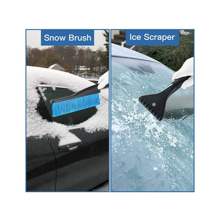 25.5 Car Snow Brush and Ice Scraper for Cars, Auto, SUV, Trucks Windshield  Windows, Foam Grip Detachable Scraper - No Scratch, Heavy Duty Handle, Snow  Broom, Remover, Easy Scraper 
