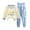Beige, variant on REDARER Toddler Girls Boys Baby Soft Pajamas Toddler Cartoon Prints Hight Waist Long Sleeve Kid Sleepwear Sets,18-24 Months