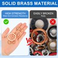 thumbnail image 4 of 38 Pcs Rondelle Plate, 6mm ID, 12mm OD, 1.5mm d'Épaisseur pour Boulons Vis Machines, 4 of 6