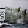 thumbnail image 2 of Sage Green Grey 26x26 Pillow Covers Set of 2, Abstract Art Oil Painting Modern Geometric Throw Pillow Covers Decorative Couch Cushion Case, Microfiber Square Pillowcases for Bedroom Car Living Room, 2 of 7