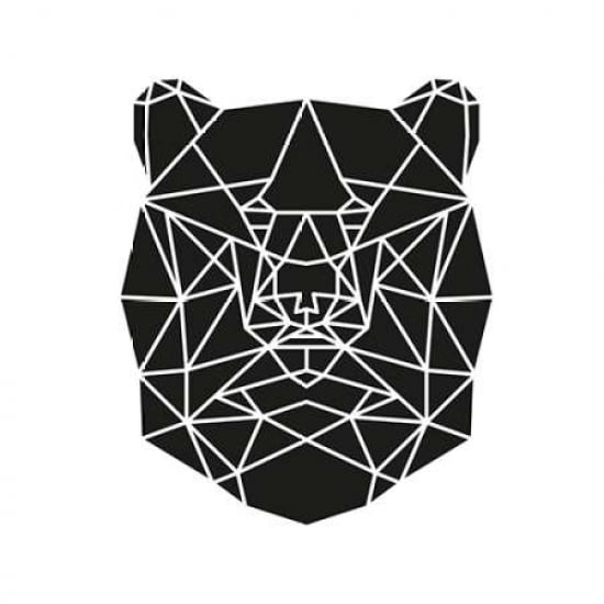 Geometric Bear Logo