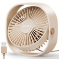 thumbnail image 1 of Ventilador de escritorio EasyAcc USB Small Slumber Pod, giratorio 360°, 3 velocidades, 1 of 7
