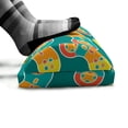 thumbnail image 5 of Gaming Foot Rest, Game Controller Gamepad Retro Colors Atari Fans, Non-Slip Backing Adjustable Ergonomic Memory Foam Leg Support for Office, Dark Seafoam Multicolor, by Ambesonne, 5 of 5