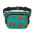thumbnail image 1 of Balery Colorful Crab Mochila Cinturón para Mujeres y Hombres, Bolsa de Cintura Impermeable de Doble Capa con Correa, 1 of 9