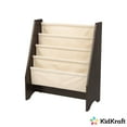 thumbnail image 5 of KidKraft Wood and Canvas Sling Bookshelf, Natural & Espresso, 5 of 7