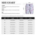 thumbnail image 6 of Naloa Purple Butterfly Men's Short Pajama Pants, Lounge Comfort Shorts with Elasticized Waistband and Side Pockets - XX-Large, 6 of 9