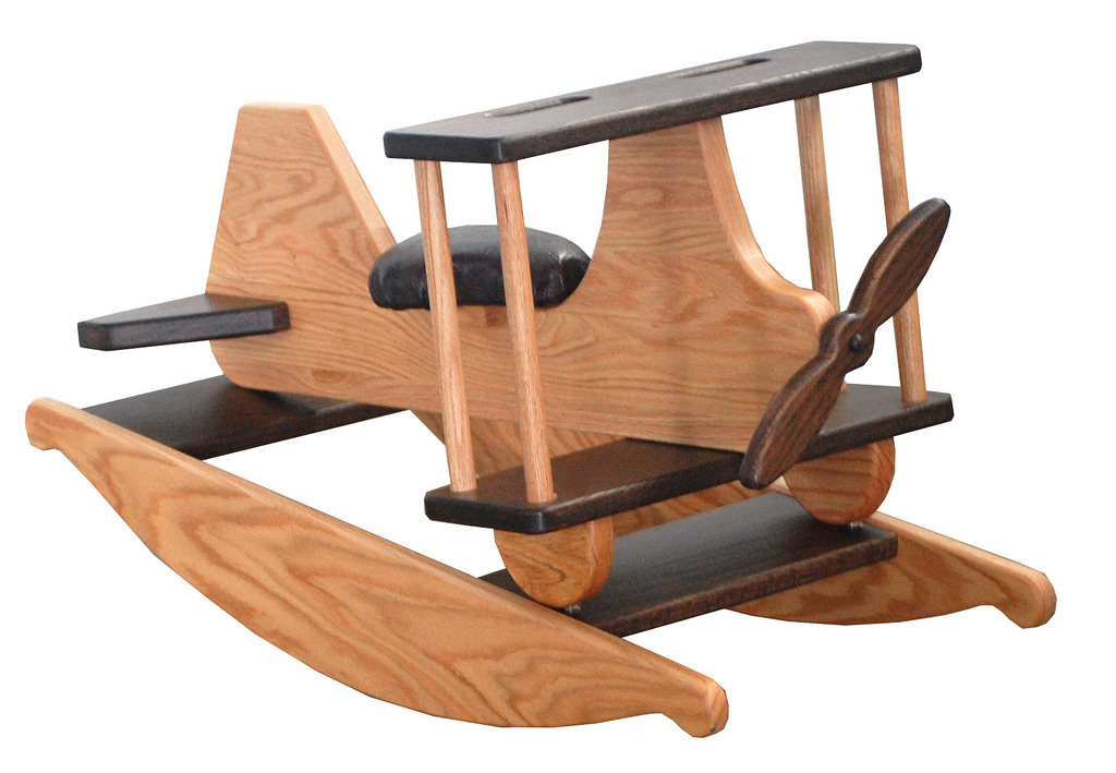 airplane rocking horse