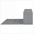 thumbnail image 4 of Queen Size Pine Wood & MDF Murphy Bed with Rotable Desk Gray - Space-Saving for Small Spaces, 4 of 24