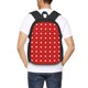 thumbnail image 4 of Fotbe White and Green Polka Dot Mochila para Hombre y Mujer - Tela Oxford 600D Resistente - Mochila Impermeable de Gran Capacidad para Escuela, Viajes y Senderismo, 4 of 6
