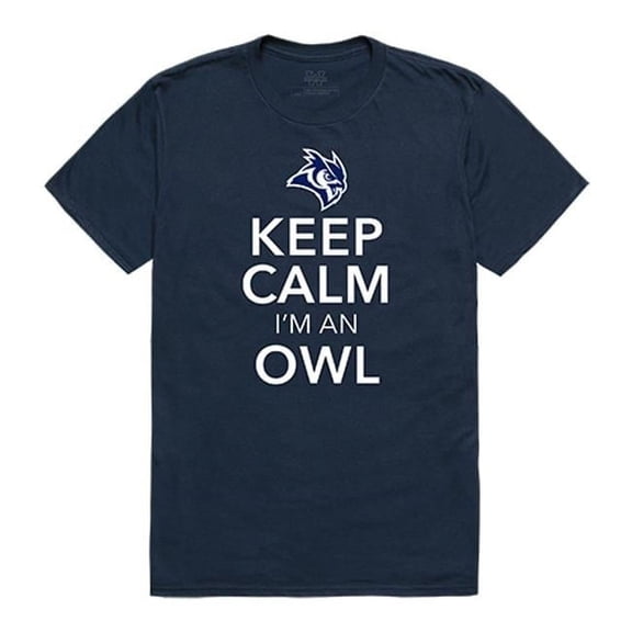 W Republic Apparel 523-172-BGT-05 Rice University Keep Calm T-Shirt for Men - Navy, 2XL
