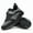 Black, variant on YHOON Boys Girls Shoes Lightweight Breathable Athletic School Running Tennis Kids Sneakers All Black Toddler Size 5