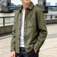 thumbnail image 2 of GiLiling Boys Denim Shirt Long Sleeve Button Shacket Western Shirts Regular Fit Cowboy Casual Lightweight Blouse (Green, E), 2 of 5