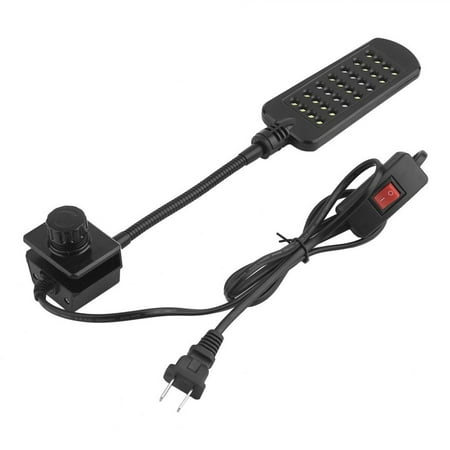 28 LED Flexible Aquarium Fish Tank Clamp Lamp Light White Blue Color Lighting Ultra Bright Three Modes With Clip