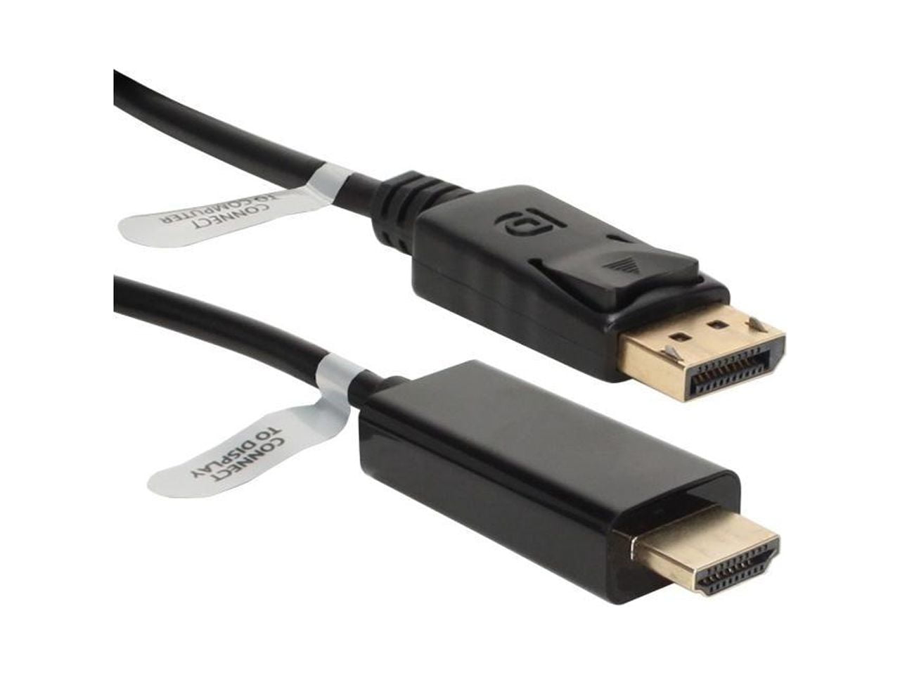 QVS 15ft DisplayPort to HDMI Digital A/V Cable