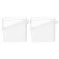 thumbnail image 1 of 2 cajas de almacenamiento para cocina, para refrigerador, para queso, transparentes, para conservar alimentos, 1 of 6