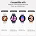 thumbnail image 6 of FL No Gap Braided Strap Compatible with Samsung Galaxy Watch 7 Band, Galaxy Watch 6 Band, 5/4/FE/Classic,20mm Elastic Nylon Sport Strap with One-Click Attachment, 6 of 9