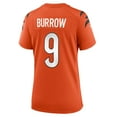thumbnail image 3 of Women's Nike Joe Burrow Orange Cincinnati Bengals Game Jersey, 3 of 3
