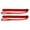 Red, variant on Extreme Max 3006.2591 BoatTector 3/8" x 6' Premium Double Braid Nylon Fender Line - Pair, White