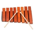 thumbnail image 1 of Musical Instrument 8 Notes Wood Xylophone Includes 2 Wooden Mallets Music Toys Percussion Instrument, 1 of 8