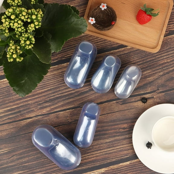 Racing Butterfly 20Pcs Clear Plastic Baby Feet Display Baby Booties Shoes Socks Showcase