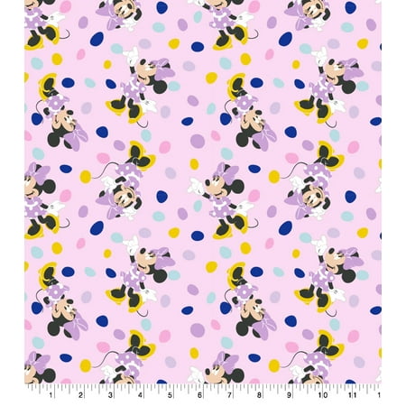 UPC: 0887816366458 | Disney Minnie Polka Dots Cotton Fabric