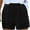 Black, variant on ShomPort Womens Cotton Linen Casual Summer Shorts Elastic Waist Dressy Comfy Lightweight Short Pants with Pocket