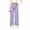 Purple, variant on Stamzod Pants for Girls Size 10-12 Elastic Waist Wide Leg Pants Soft Casual Baggy Sweatpants Kids Clothes 12-13Years