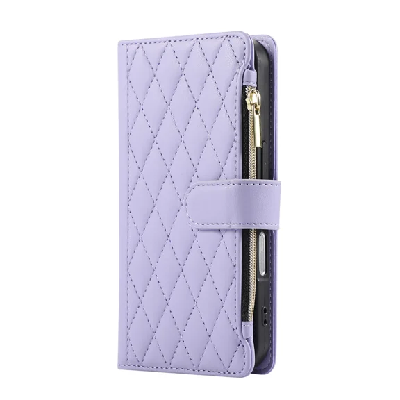 Comes with a wristband, extra card slot flip cover, practical phone case, stylish PU leather magnetic flip cover phone case suitable for Samsung A20/30