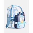 thumbnail image 2 of BBC Bluey Unisex Clear Backpack Set with Lunch Bag and Keychain, 3 Piece, 2 of 7