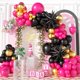 thumbnail image 1 of Kit para arcos de globos, 92 unidades, negro y oro rosado con láminas Starburst, 1 of 2