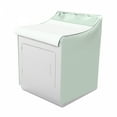 thumbnail image 2 of Mint Washer Cover, Retro Style Polka Dots Motifs Nostalgic Hipster Style All Time Fashion Elements, Suitable for Dryer and Washing Machine, 29" x 28" x 40", Almond Green, by Ambesonne, 2 of 3