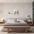 thumbnail image 3 of ZHONGYUTONG Blue Bird Wall Art Canvas Prints Birds on Tree Pictures Wall Decor Animal Artwork Painting for Bedroom Bathroom Decor Framed (28.00" x 28.00"), 3 of 5