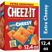Cheez-It Extra Cheesy Cheese Crackers, Baked Snack Crackers, 12.4 oz