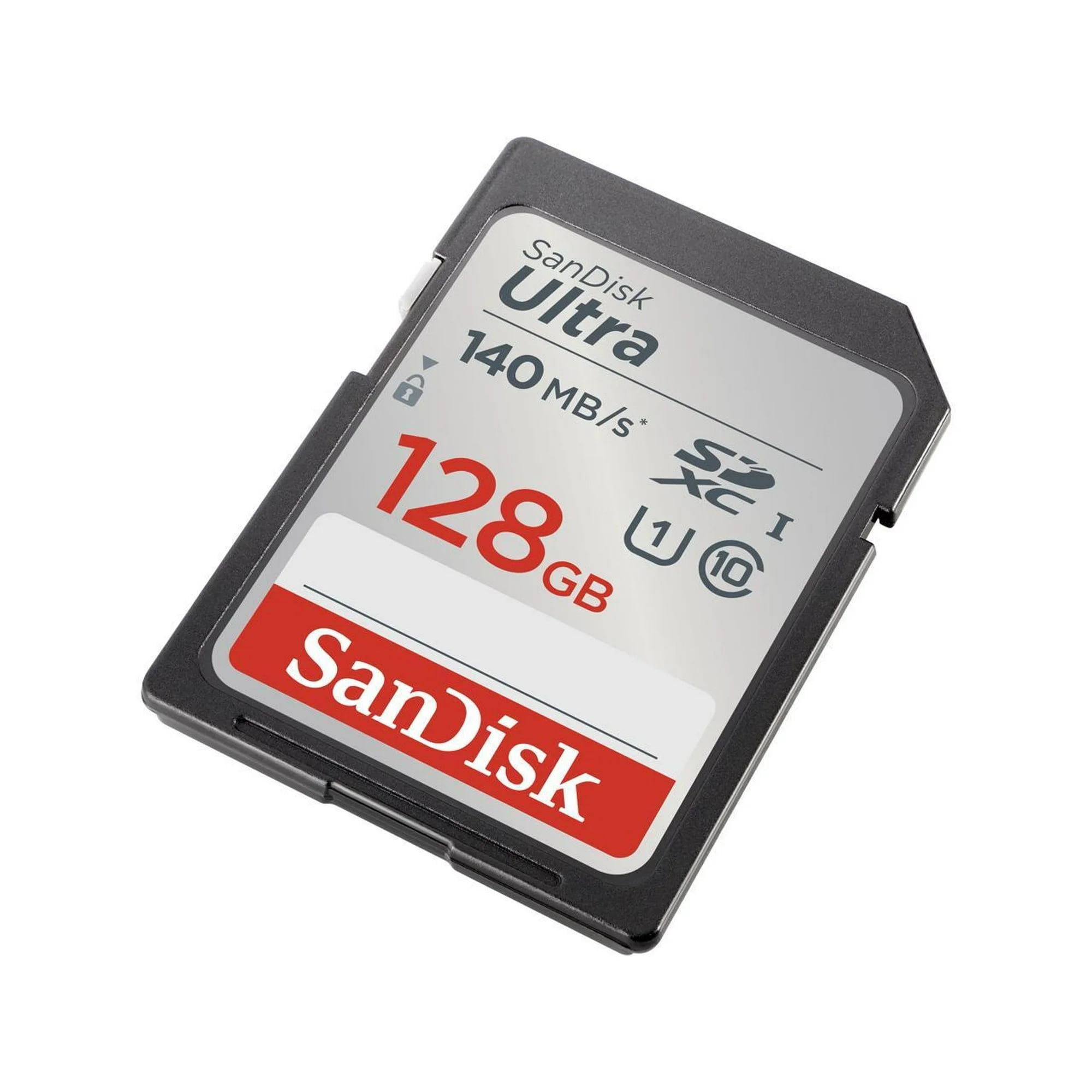 SanDisk 128GB Ultra SDXC UHS-I Memory Card Retail Packaging