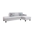 thumbnail image 5 of Starhome L Shaped Gray linen fabric 2-Piece Couch Living Room Sofa Set, 5 of 5