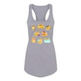 thumbnail image 1 of Corgi Reactions Racerback Tank Women -SPIdeals Designs, Female x-Small, 1 of 4