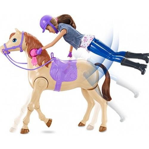 barbie saddle and ride horse walmart