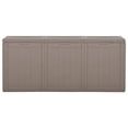 thumbnail image 2 of vidaXL Garden Storage Box 270L Brown PP Wood Look, 2 of 5