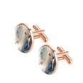 thumbnail image 2 of Seagull Elegant Men's Stainless Steel Cufflink Set for Formal Attire, Weddings, and Business Meetings - Cufflink Set, Mens Cufflink, Cufflink Sets, 2 of 6