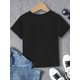thumbnail image 2 of Kids' Strawberry Capybara Print T-Shirt - Casual Crew Neck, Polyester Knit with Slight Stretch, Summer Fashion Top for Boys and Girls, 2 of 5